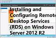 Installing Remote Desktop Services in Windows Server 2012 R
